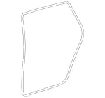 25169001769G44 - : Weather-Strip On Body for Mercedes-Benz Image