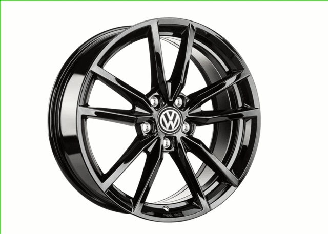 2018-2024 Volkswagen 18 Inch Pretoria Wheel - Black 5G0-071-498-A