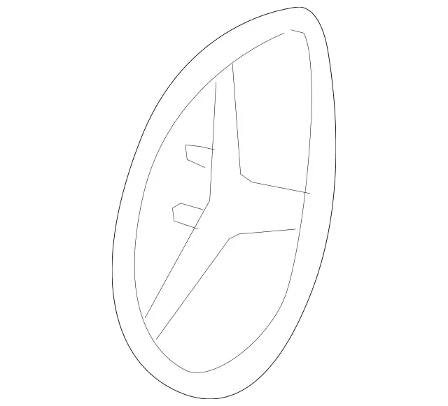1568170016 - Rear-End Door: Mercedes Star for Mercedes-Benz: GLA250 Image image