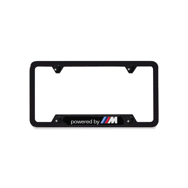 82125A1C497 - Exterior: License Plate Frame, Powered By M for BMW Image