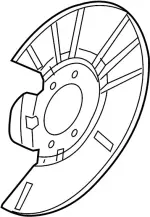 411611EN0A - Brakes: Splash Shield for Infiniti Image
