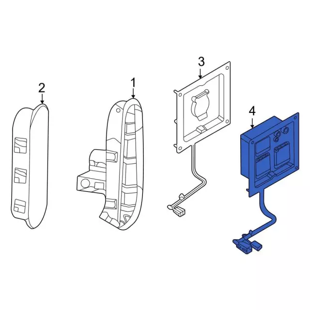 MU5Z19A464Q - Body: Battery Charger for Ford Image