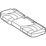 DS7Z5463804JB - Body: Seat Cover for Ford: Fusion Image image