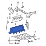 LJ9Z8327A - : 2021-2024 Ford Mustang Mach-E - Lower Deflector for Ford: Mustang Mach-E Image