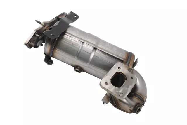 Part# 55492953 3-Way Catalytic Converter with Flange, Brace, Gasket, Label, Bolts, and Nuts - GM (55492953)