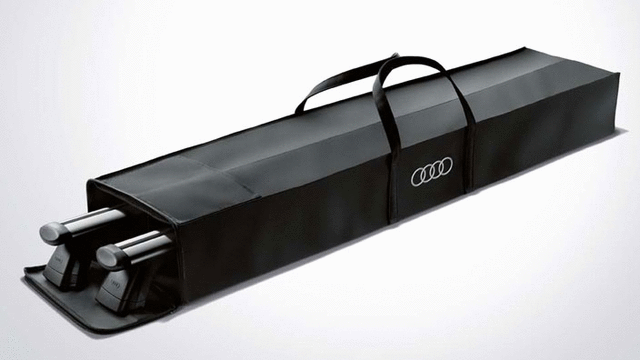 8R0071156D - Hauling: Base Carrier Bars Storage Bag - Size 2 for Audi: A3, A3 Quattro, A3 Sportback e-tron, A4 allroad, A4 Quattro, A5 Quattro, A5 Sportback, A6 Quattro, A7 Quattro, A8 Quattro, RS5, RS5 Sportback, RS7, S4, S5, S5 Sportback, S6, S7, S8, TT Quattro, TT RS Quattro, TTS Quattro Image