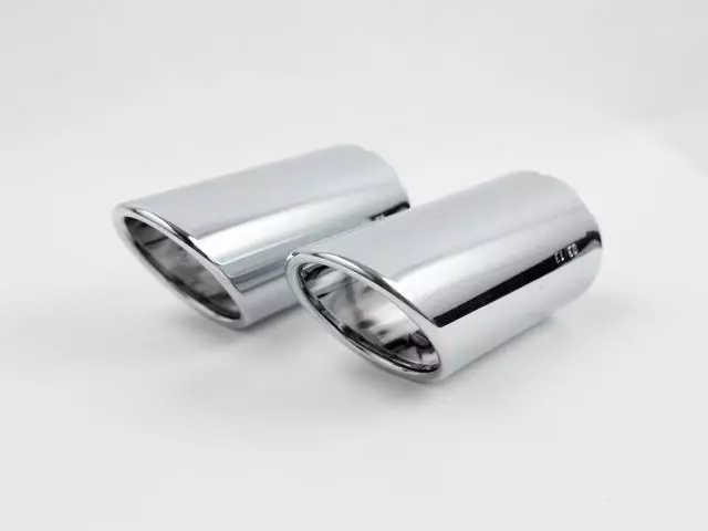 Exhaust Tips - Polished Metal - Volkswagen (3C8-071-911-A)