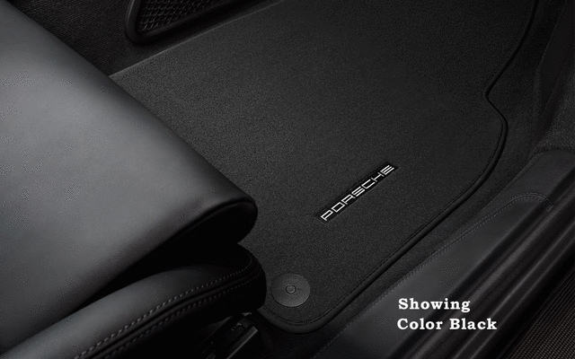 98155161310OG6 - : Carpet Floor Mats With Nubuk Surround for Porsche: 718 Boxster, 718 Cayman Image