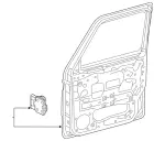 4637208100 - : Door Shell for Mercedes-Benz Image