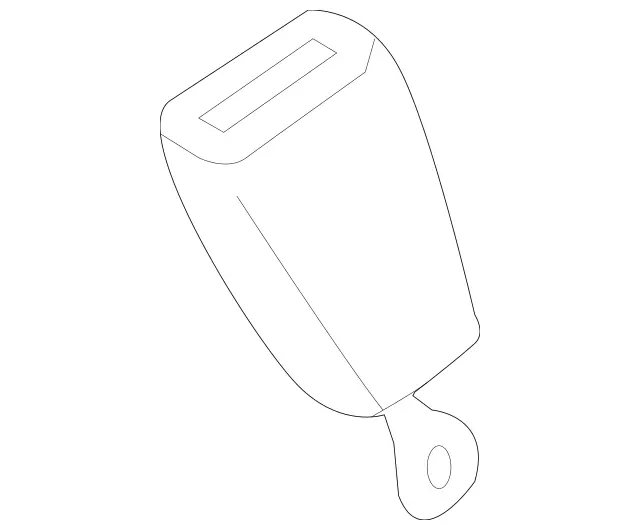 90786021009051 - : Buckle End for Mercedes-Benz: Sprinter 1500, Sprinter 2500, Sprinter 3500, Sprinter 3500XD, Sprinter 4500 Image