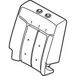 BC3Z2666800B - Body: Seat Back Pad for Ford: F-250 Super Duty, F-350 Super Duty, F-450 Super Duty Image