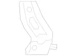 2058153231 - Body: Coat Hook Bracket for Mercedes-Benz Image