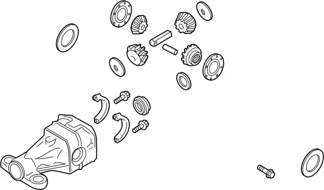 383001LA1A - Universals &amp; Rear Axle: Housing for INFINITI: QX56, QX80 Image