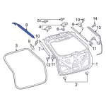 KT4Z14B351C - : Tailgate Lift Motor for Ford: Edge Image