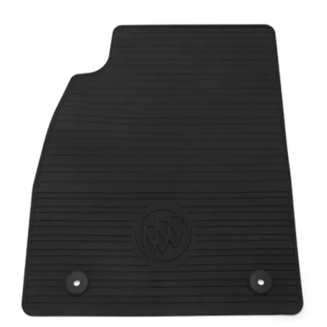 23101701 - : GM Accessories 23101701 - Front and Rear All-Weather Floor Mats in Black with Buick Logo [2013-16 LaCrosse] for Buick: LaCrosse Image