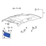 M1PZ7804104CA - Body: Sun-visor for Ford: Bronco Sport Image