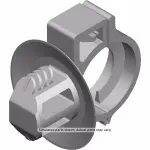 15908446 - : Front Wheel Speed Sensor Wire Clip for GM Image