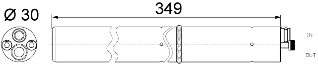 AD243000S - Air Conditioning &amp; Heat: Behr A/C Receiver Drier for Behr Image