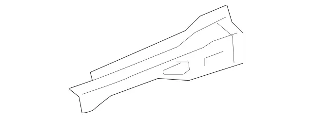 2226308100 - Side Panels: Longitudinal Member for Mercedes-Benz: Maybach S550, Maybach S560, Maybach S600, Maybach S650, S450, S550, S550e, S560, S600, S63 AMG, S65 AMG Image image