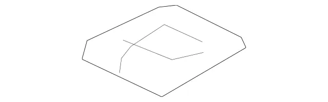 16492407377E94 - Body: Escutcheon for Mercedes-Benz Image