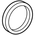 F65Z2C182AA - Brakes: ABS Wheel Speed Sensor Tone Ring for Ford: Expedition, F-150, F-150 Heritage, F-250, F-250 HD, F-250 Super Duty | Lincoln: Blackwood, Navigator Image