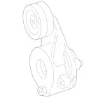 6422001370 - : Belt Tensioner for Mercedes-Benz: Sprinter 2500, Sprinter 3500, Sprinter 3500XD Image