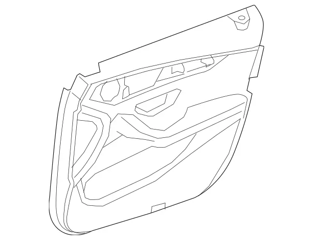 2537203504 - Driver Door: Door Trim for Mercedes-Benz Image