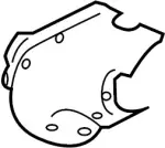 208504GD0C - : Heat Shield for Infiniti Image