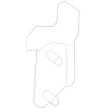 2057300237 - Rear Doors: Hinge for Mercedes-Benz Image