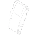 20492042337K50 - Body: Seat Back Cover for Mercedes-Benz: C 250, C 300, C 350, C 63 AMG&amp;reg; Image image