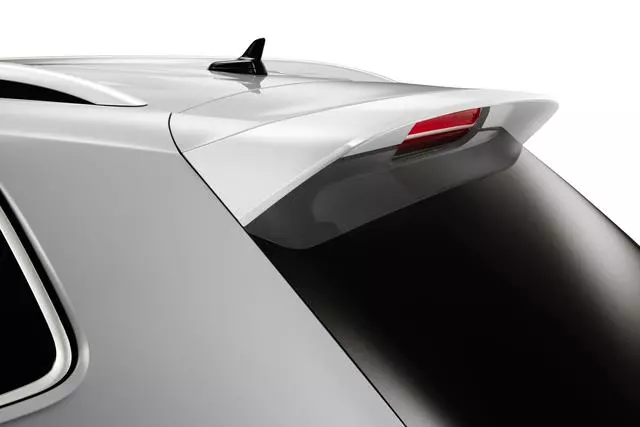 5NA071644BC9A - Exterior: Hatch Top Spoiler - Pre-Painted Pure White for Volkswagen: Tiguan Image