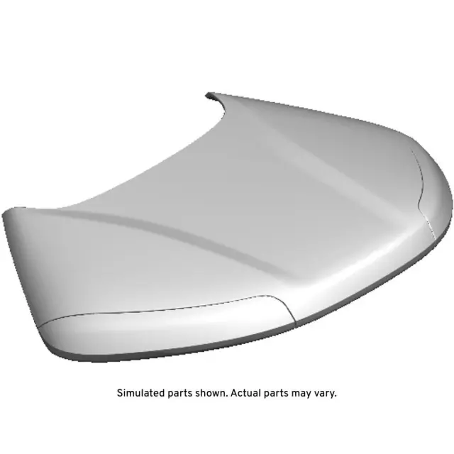 92274620 - Body: Dark Red Hot Instrument Panel Cluster Cover for GM Image