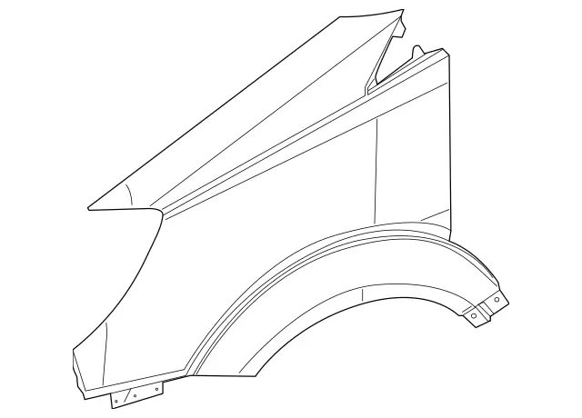 9066377819 - : Fender for Mercedes-Benz: Sprinter 2500, Sprinter 3500 Image