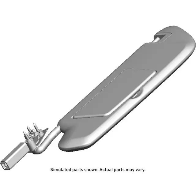 84445344 - : Light Ash Gray Driver Side Sunshade for Chevrolet: Corvette Image