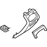 FB5Z7804338CA - Body: Switch Panel for Ford: Explorer Image image