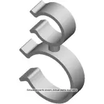 13286566 - : Power Steering Gear Hose Clip for GM Image