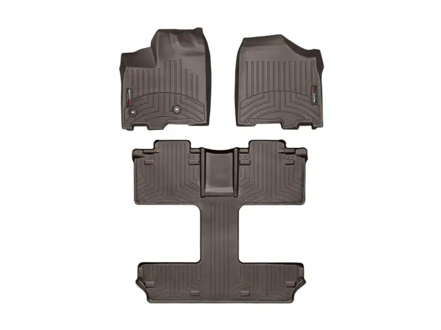 474751473004 - Accessories: Front &amp; Rear Cocoa FloorLiner™ DigitalFit® for WeatherTech Image