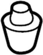 6582950A00 - Body: Hood Bumper for Infiniti Image