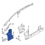 LJ8Z58025A00A - Body: Outer Hinge Pillar for Ford: Mustang Mach-E Image