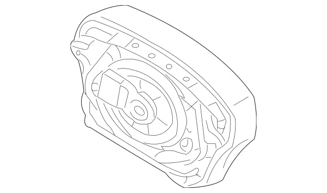 2204601698 - Steering: Driver Airbag for Mercedes-Benz Image