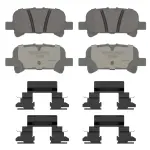 OEX828 - : OEX Rear Disc Brake Pad Set Premium Ceramic for WAGNER BRAKE Image