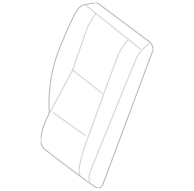 2139200410 - Rear Seat: Outer Cov. , Rr Seat Backr for Mercedes-Benz Image