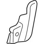 4L7Z7861350AAA - Body: Recline Cover for Lincoln: Navigator Image