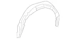 9066303740 - Body: Wheelhouse Brace for Mercedes-Benz Image