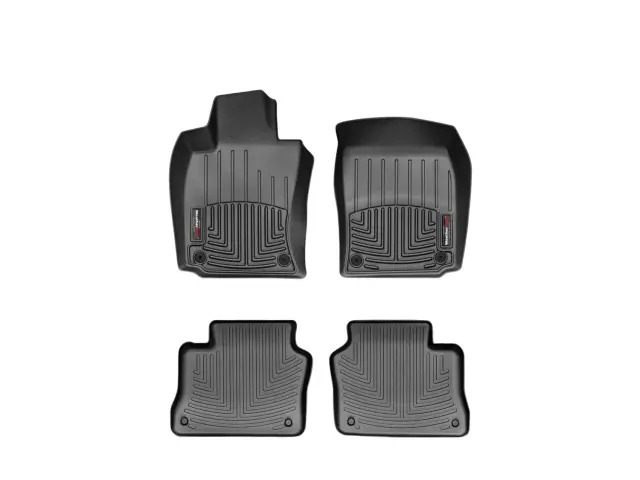 4425712 - Accessories: Front &amp; Rear Black FloorLiner™ DigitalFit® for WeatherTech Image