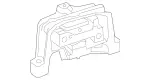 2462402417 - : Engine Mount for Mercedes-Benz: GLA250 Image