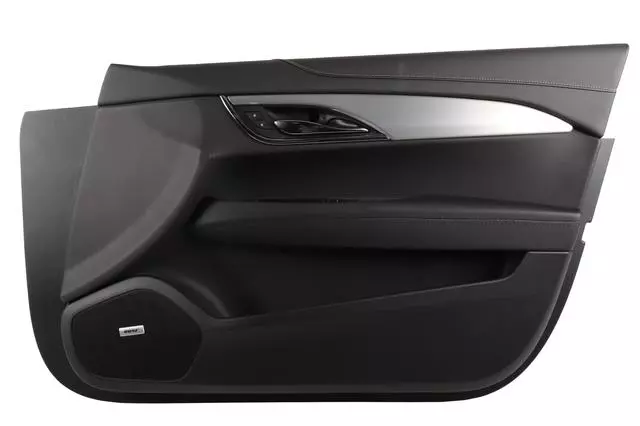 Jet Black Front Passenger Side Door Trim - GM (84113884)