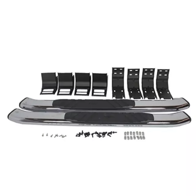 Step Bars - 5 Inch Chromed Aluminum Reg Cab - Ford (4C3Z-16450-DAA)