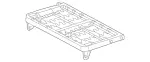 4639201122 - Rear Seat Bench: Cushion Frame for Mercedes-Benz: G55 AMG Image