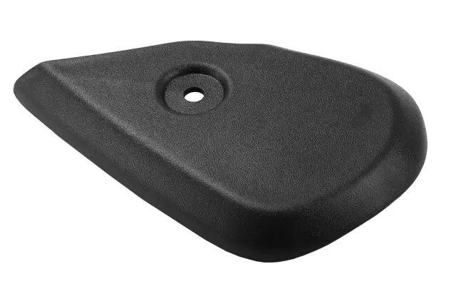84106409 - : Jet Black Rear Seat Outer Hinge Finish Cover for Buick: Enclave | Cadillac: XT6 | Chevrolet: Traverse, Traverse Limited | GMC: Acadia Image